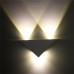 3W AC110V-230V Triangle Silver LED Wall Lamp Hallway Corridor Indoor Decoration Lighting IP20